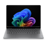 HP DT4B2EA laptop Copilot+ PC 35.6 cm (14") Touchscreen 2K 16 GB LPDDR5x-SDRAM 512 GB SSD Wi-Fi 7 (802.11be) Windows 11 Home Silver