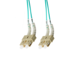 4Cabling 1.5m SC-SC Flexi Boot OM4 Multimode Fibre Optic Duplex Patch Leads