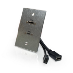 Comprehensive WPPT-HD-U3C-AC socket-outlet HDMI + USB C Metallic
