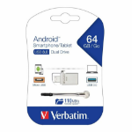 VERBATIM Store'n'Go OTG Micro USB 3.0 Drive 64GB Dual USB 3.0 and Micro-USB Interface (LS)