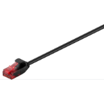 Microconnect W125628039 networking cable Black 0.25 m Cat6a U/UTP (UTP)