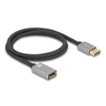 DeLOCK 81079 DisplayPort kabel 1 m Zwart, Grijs