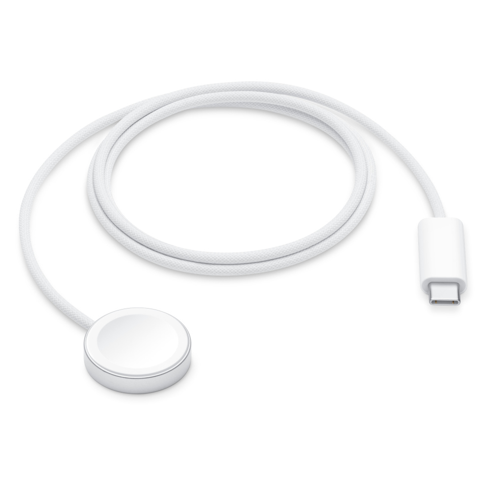 Photos - Charger Apple MT0H3ZM/A mobile device  Smartwatch White USB Wireless ch 