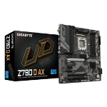 GIGABYTE Z790 D AX Motherboard - Supports Intel Core 14th Gen CPUs, 12+1+1 Phases Digital VRM, up to 7600MHz DDR5 (OC), 3xPCIe 4.0 M.2, Wi-Fi 6E, 2.5GbE LAN, USB 3.2 Gen 2