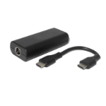 CoreParts MBXUSBC-CO0007 tussenstuk voor kabels Zwart