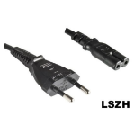 Microconnect PE030718LSZH power cable Black 1.8 m C7 coupler