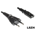 Microconnect PE030718LSZH power cable Black 1.8 m C7 coupler