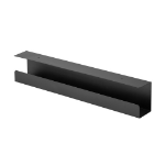 Brateck Under-Desk Cable Tray Organizer Straight cable tray Black