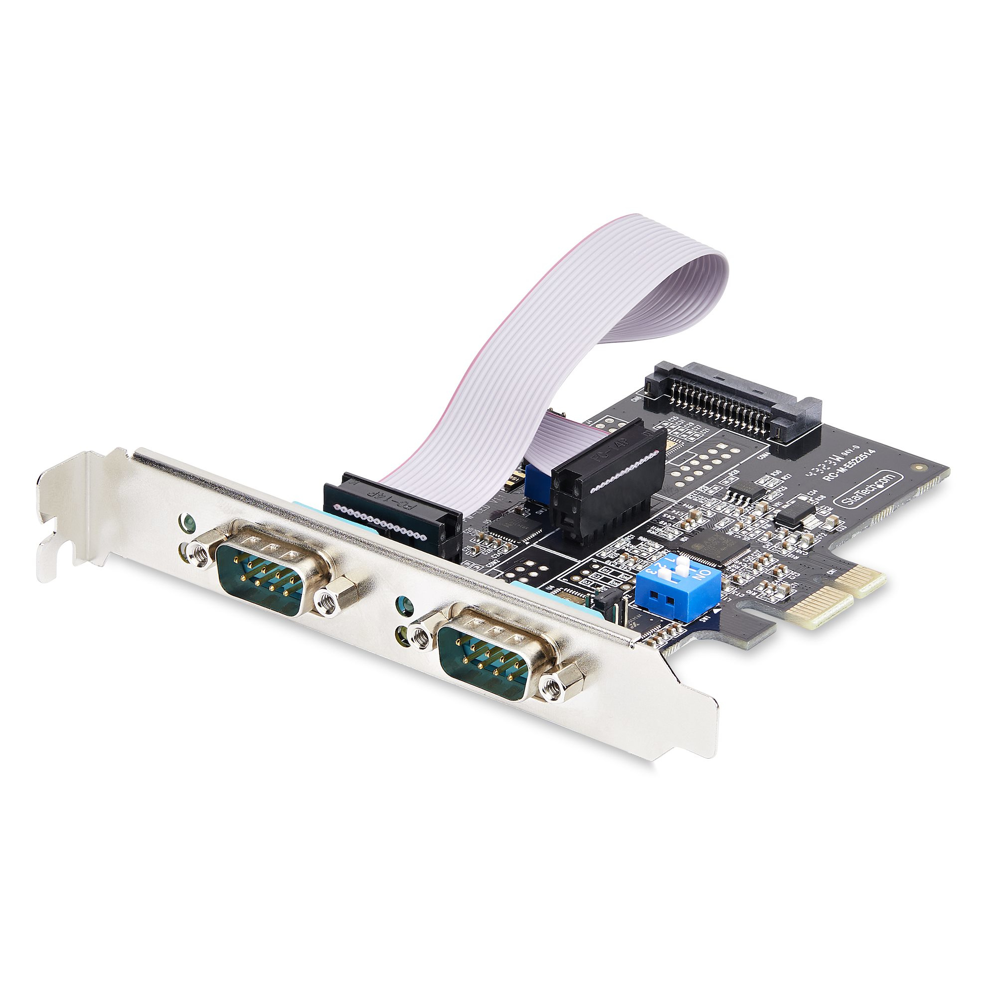 Image of StarTech.com 2-Port Serial PCIe Card, Dual-Port PCI Express to...