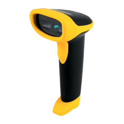 Image of Wasp WWS500 Freedom Cordless Barcode Scanner CCD Yellow