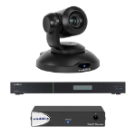 Vaddio EasyIP Ecosystem Base Kit (Black) - (Camera (black) + Decoder + Switch)