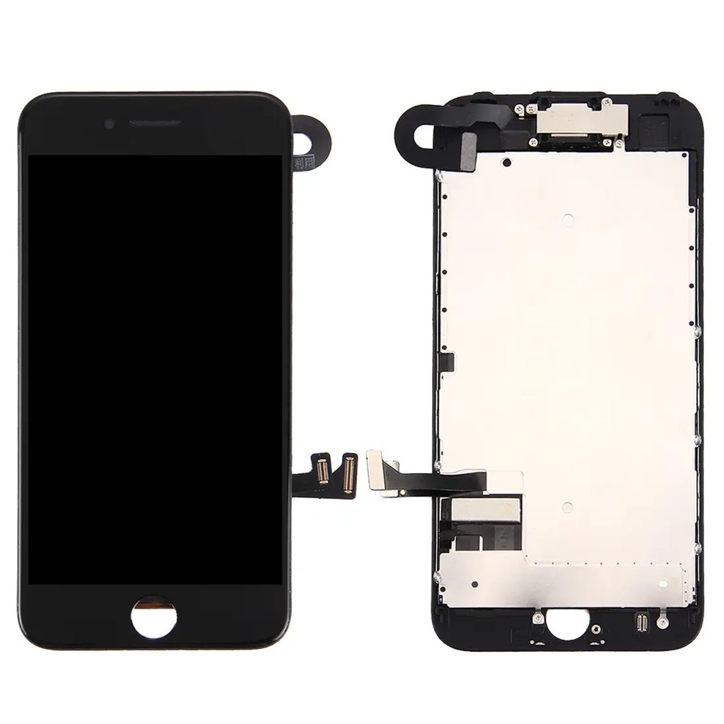 EU Product - iPhone 8/SE 2020 complete display with parts - Black thumbnail