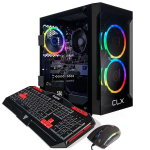 CLX TGMSETRTH2515BM PC AMD Ryzen™ 7 5700X 16 GB DDR4-SDRAM 2.5 TB HDD+SSD NVIDIA GeForce RTX 3050 Windows 11 Home Mini Tower Black