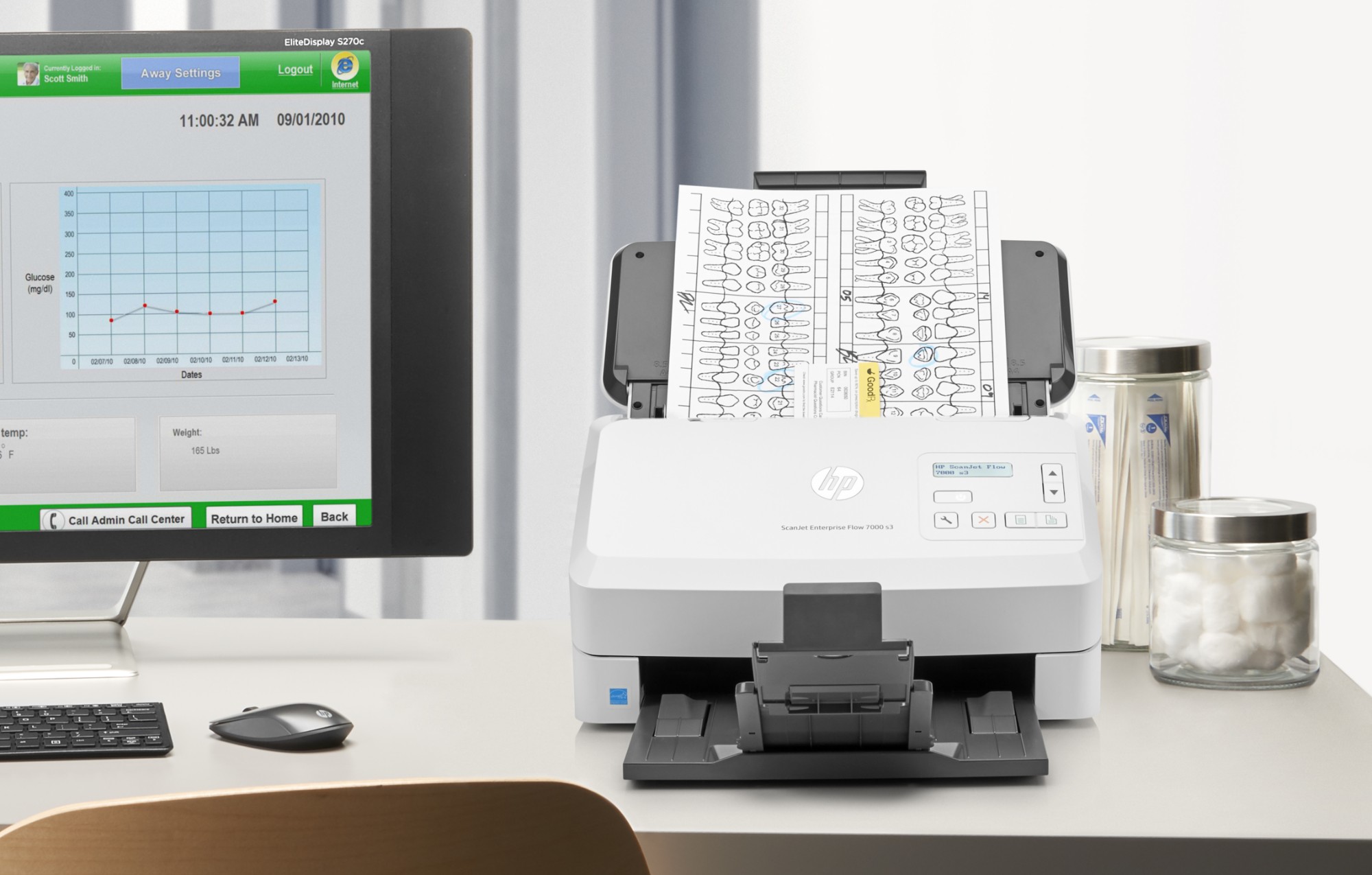 HP Scanjet Enterprise Flow 7000 s3 Sheet-feed Scanner