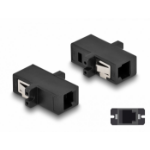 DeLOCK Optical Fiber Coupler MTRJ female to MTRJ female black