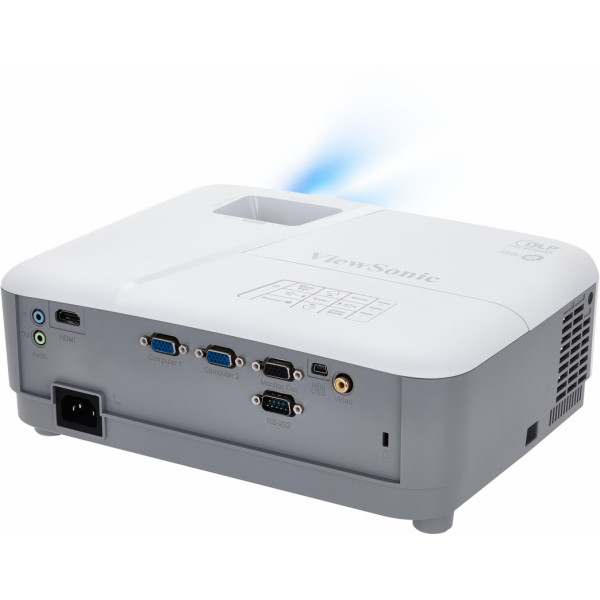 Viewsonic PA503W data projector 3600 ANSI lumens DLP WXGA (1280x800) Desktop projector Grey, White