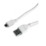 Gembird CCP-MUSB2-AMBM-W-1M USB cable USB 2.0 USB A Micro-USB B White