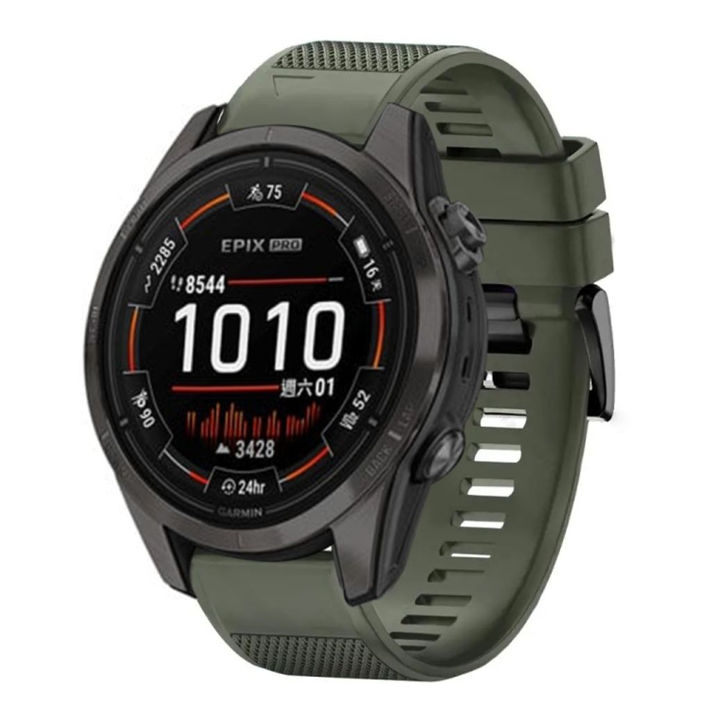 EU Product - Epix Pro 51mm Silicone Watch Band - Green thumbnail