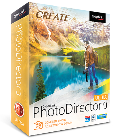 Cyberlink PhotoDirector 9 Ultra Graphic editor Full 1 license(s)