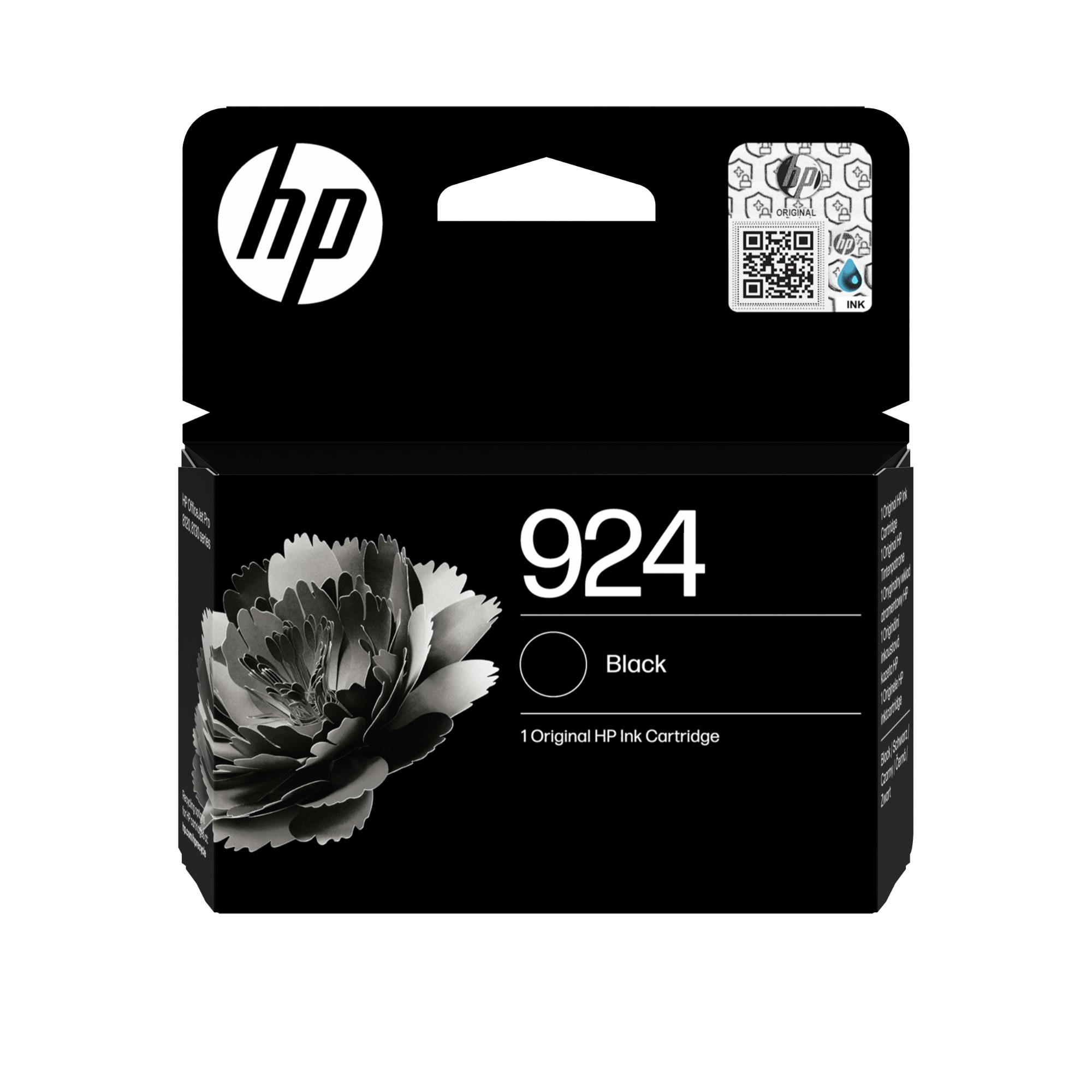 HP 4K0U6NE/924 Ink cartridge black, 500 pages ISO/IEC 19752 for HP OJ Pro 8120/e