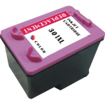 CTS Wholesale Reman HP UNBOXED CH564EE Hi Yld Colour Ink Ctg No 301XL  [R-HP301C XL(CH564EE)]