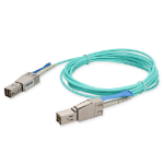 AddOn Networks ADD-SFF8644-QSFP-AOC10M InfiniBand/fibre optic cable 10 m SFF-8644 AOC Aqua colour