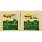 POST-IT 654-RP NOTE RECYCLED 100 SHEETS 73MM X 73MM CANARY YELLOW PACK 12