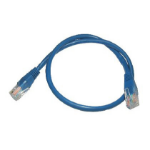 Cables Direct 0.5m Cat5e networking cable Blue