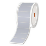 Brother Pre-cut roll 80 x 25 mm - Silver metallic - Per roll of 1000 units