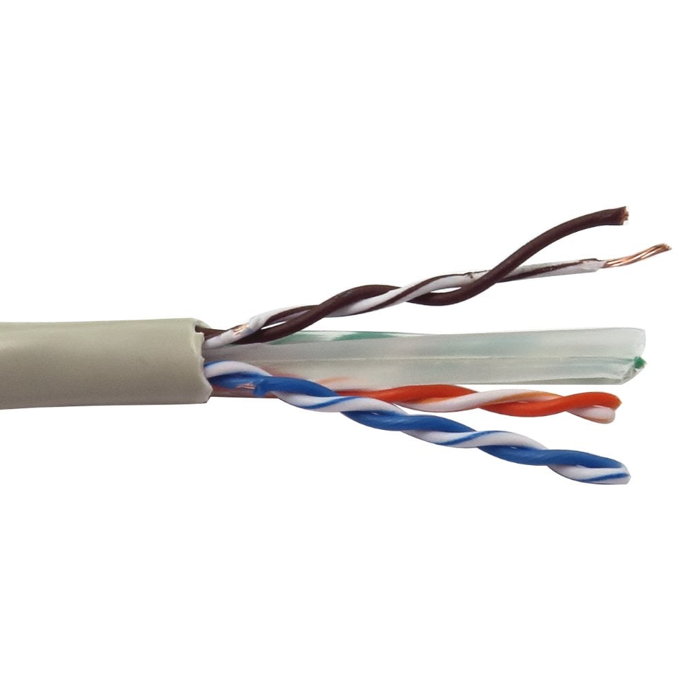 Cables Direct Grey 305M Cat6 Pvc Copper