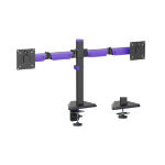 Brateck LDT89-C024 Matte Black Amethyst Articulating Gaming Dual Monitor Arm (new)