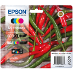 Epson C13T09R94020/503XL/503 Ink cartridge multi pack Bk,C,M,Y high-capacity 550pg + 3x165pg Pack=4 for Epson XP-5200