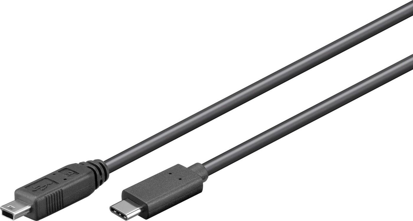 Microconnect Black Usb3.1cmb505 Usb Cable Usb 2.0 0.5 M Usb C Mini-Usb B Bla