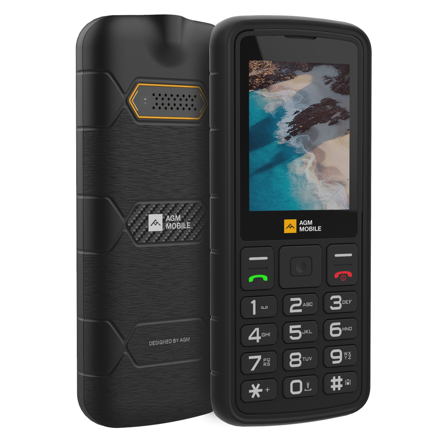 AGM M9 4G Rugged Mobile Phone IP69 Waterproof Dual Simm + Micro SD Slo