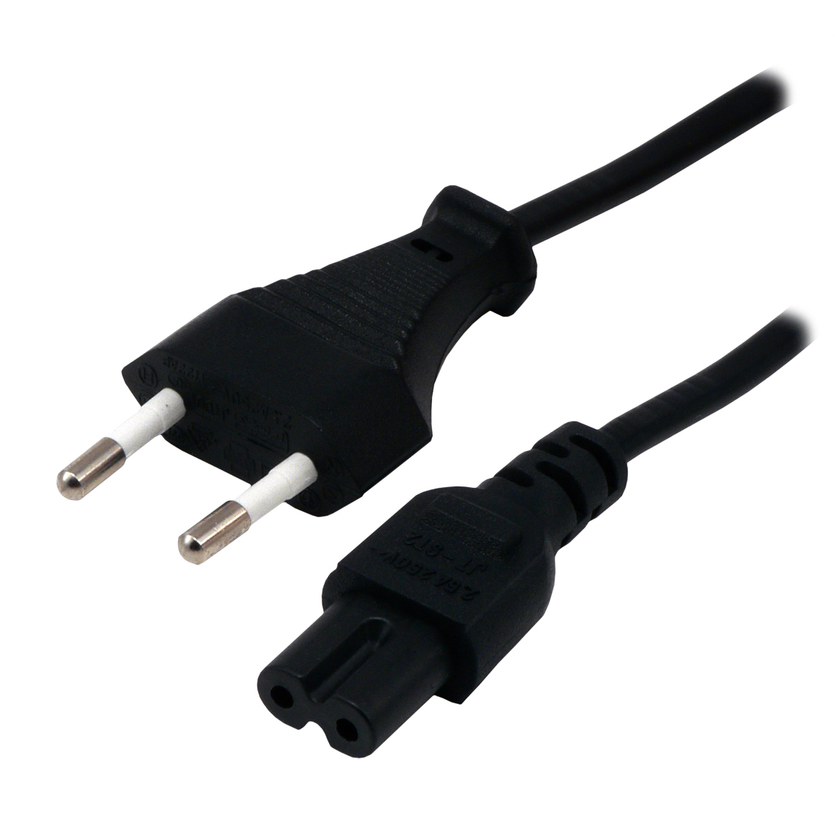 MCL MC907GE-2M power cable Black Power plug type C C7 coupler