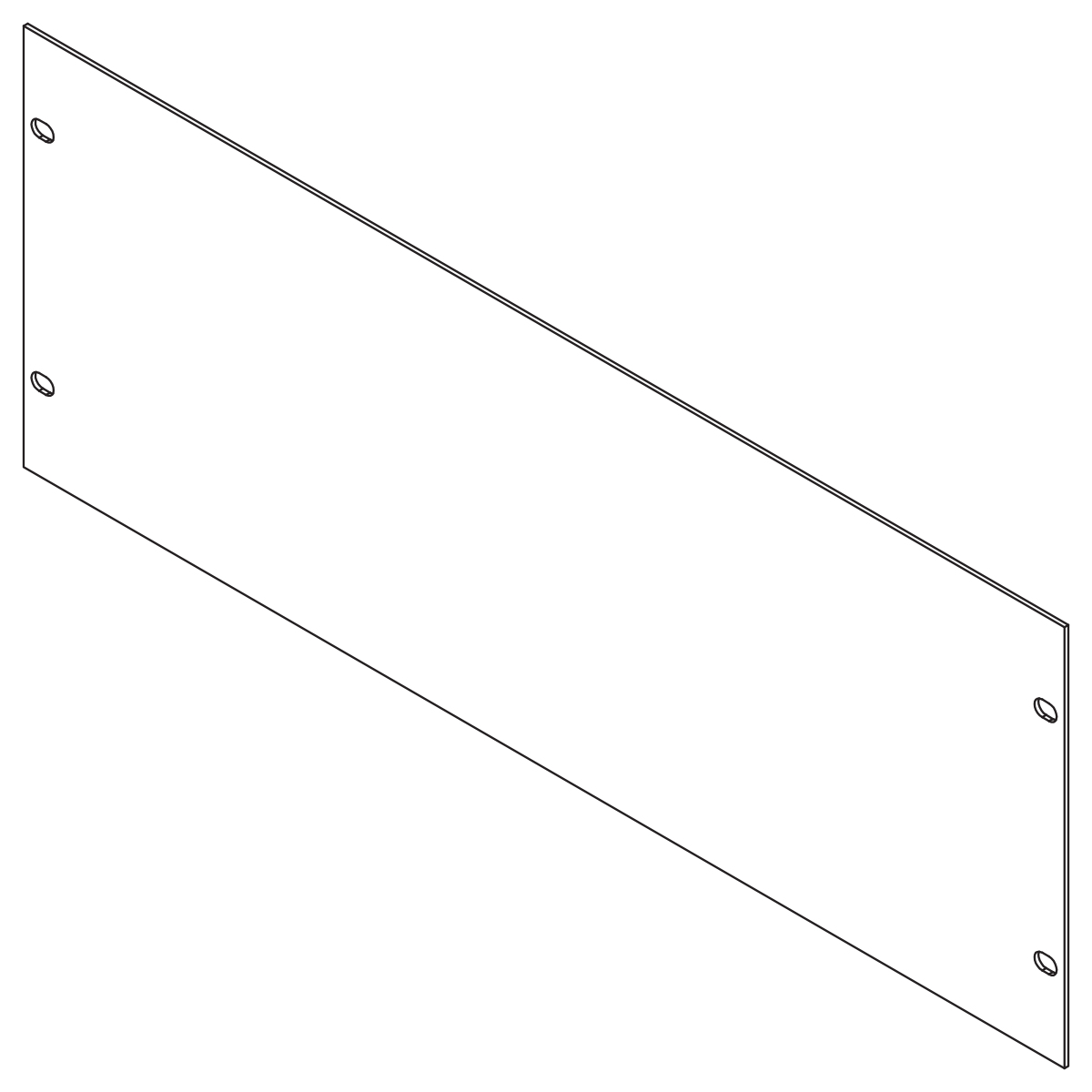 Vertiv 700-FP19 rack accessory Filler panel