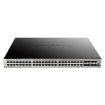 D-Link DGS-3630-52TC/SI/E network switch Managed L3 Gigabit Ethernet (10/100/1000) 1U Black