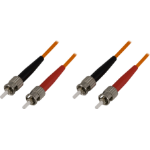Deltaco FB-31 InfiniBand/fibre optic cable 1 m 2x ST Orange