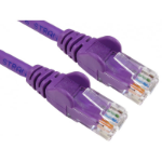 FDL 5M CAT.6A 10Gb S-FTP LSZH PATCH CABLE - VIOLET (WING BOOTS)