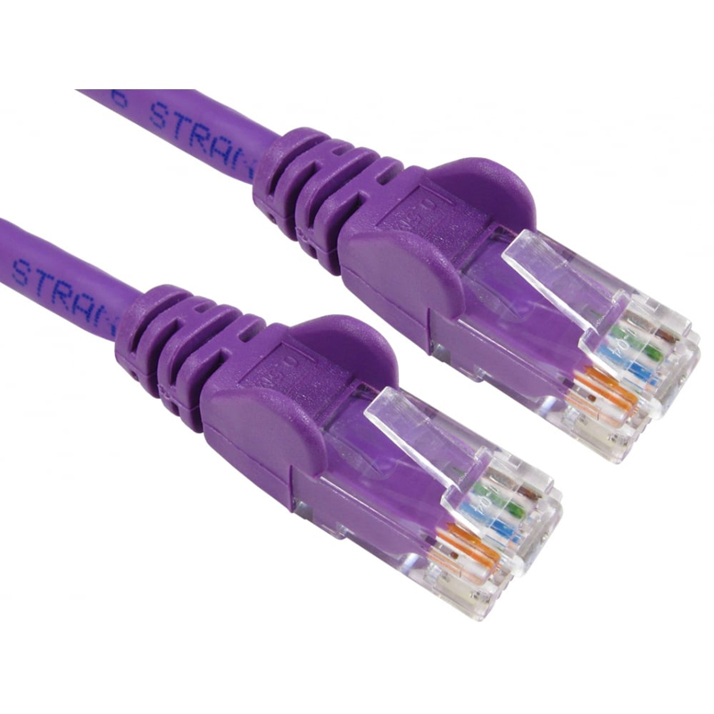 Photos - Other for Computer FDL 5M CAT.6A 10Gb S-FTP LSZH PATCH CABLE - VIOLET  4815-050(WING BOOTS)