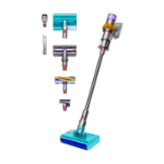 Dyson V15s Detect Submarine 2-in-1 stick vacuum Battery Dry&wet Bagless Nickel, Yellow