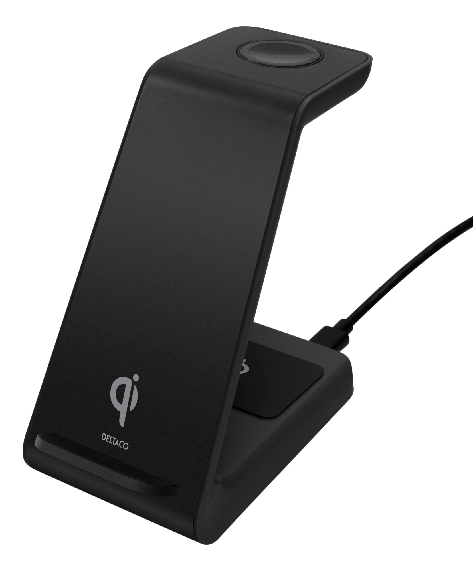 EU Product - 3-in-1 Wireless Charging Stand 15W - Black thumbnail