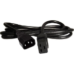 Cablenet 2m IEC C14 - IEC C19 Black PVC 1.5mm Power Leads