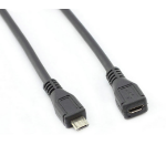 JLC Micro USB (Male) to Micro USB (Female) Cable – 2M - Black