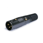 Monoprice 6210 wire connector 3-Pin XLR Black