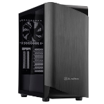 Silverstone SETA A1 Midi Tower Black, Titanium