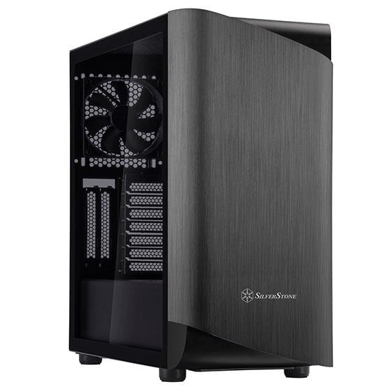 Image of Silverstone SETA A1 Midi Tower Black, Titanium
