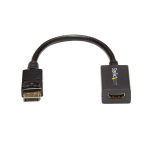 StarTech.com Adaptateur DisplayPort vers HDMI - Convertisseur Vidéo DP 1.2 vers HDMI 1080p - Câble DP vers HDMI pour Moniteur/Écran - Câble Passif DP à HDMI - Connecteur DP à Verrouillage