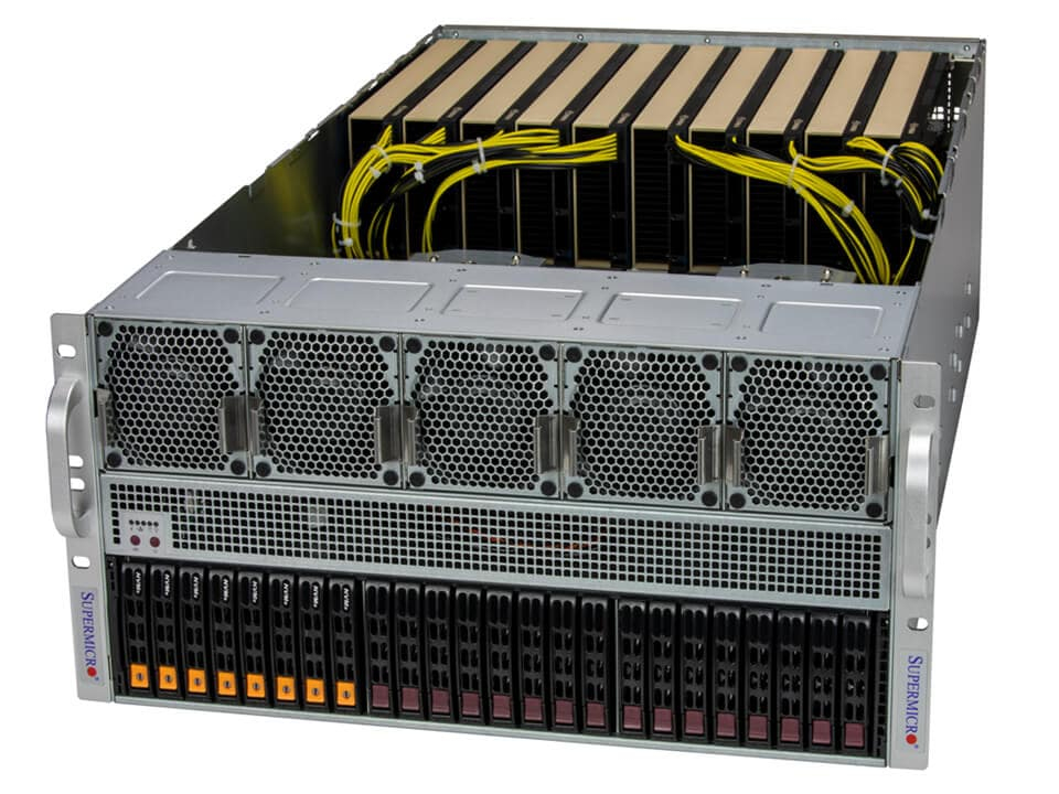 EU Product - Barebone GPU SuperServer 5U Dual Sockel 4677 SYS-521GE-TNRT - Complete System - Barebone - Intel Sockel 4189 (Xeon Scalable)