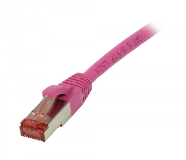 EU Product - Patchkabel RJ45 Cat6 250Mhz magenta S-STP S/FTP - Cable - Network thumbnail
